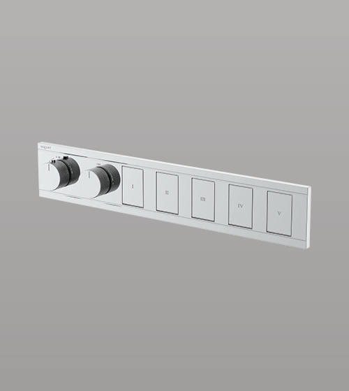 5 Outlets Thermostatic Switch Button Diverter – Aquant India